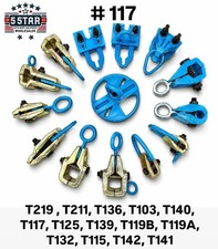 Set117 14-piece Auto Body Frame Machine Pulling Clamp Chain Hook Tool Kit Set117 14-piece Auto Body Frame Machine Pulling Clamp Chain Hook Tool Kit