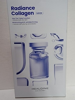 HEALOINE Radiance Collagen Mask 5-Pack Moisturizing Anti-Wrinkle Firming Face