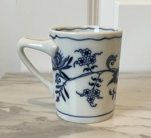 Blue Danube 3 1/4 Inch Mug Espresso Demitasse Japan Banner Backstamp RARE SIZE