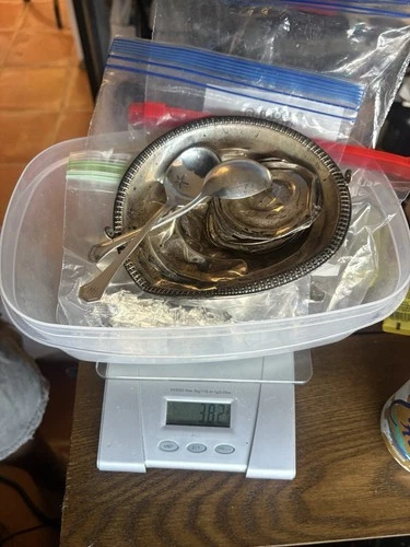 382G SCRAP STERLING SILVER: GORHAM-TOWLE-REED&BARTON-MISC- PARTALLY TESTED