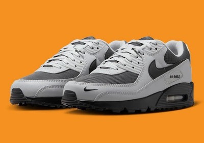 Nike Air Max 90 Light Smoke Grey Black Sneakers IM5989-077 Mens Size BRAND NEW