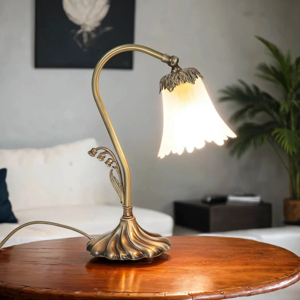 Exclusivo Tischleuchte en Estilo Moderno Bronziertes Latón Mesa Armario Noche - Imagen 1 de 4