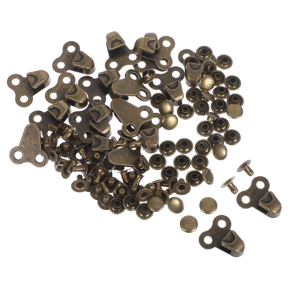 APL 20 Pezzi Rivetti Riparazione Scarpe Uomo Stivali Lacci Ganci Kit Ganci per Lacci