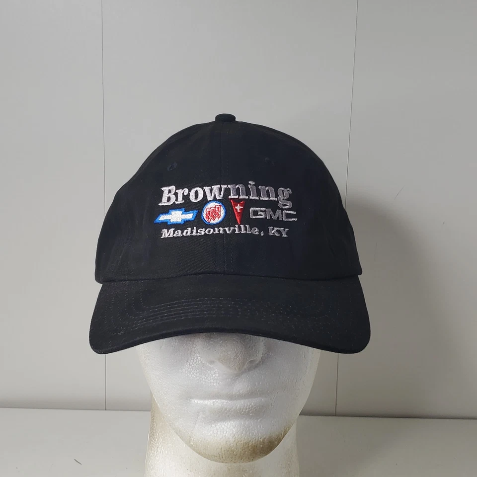 Gorra Browning Para Hombre Negra Chevrolet Buick GMC Bordada Logo Kentucky Gorra Foto 2 de 4