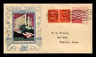 UNITED STATES WAR BONDS AND STAMPS COVER 1944 FIRST DAY COVER