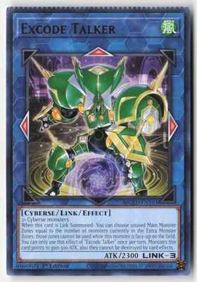 Yugioh - Excode Talker MGED-EN103 1st Edition - Maximum Gold: El Dorado