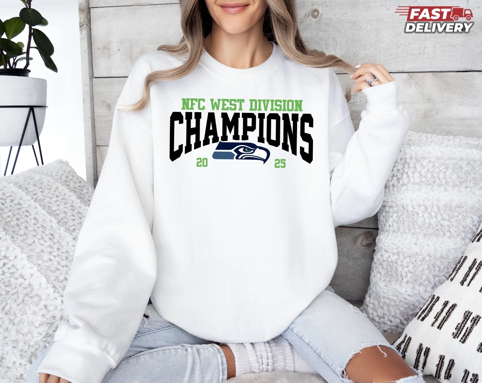 Seattle Seahawks NFC West Division Champions 2025 Sweatshirt