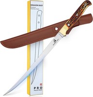 Filetiermesser Edelstahl 22 Cm Anti-Rutsch-Griff Ausbeinmesser FüR Fisch