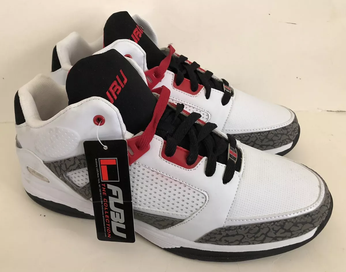 FUBU Sneakers New W Tags Men s Size 12 White Black Red Daymond John Shark Tank