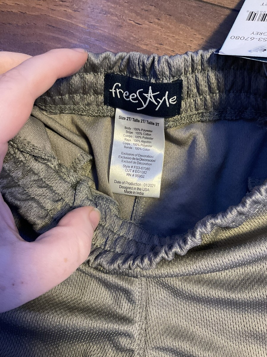 その他 m Freestyle Grey White Boys 2t Sport Shorts NWT | eBay
