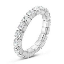 Elegant 1-Row Crystal Rhinestone Paved Jewelry Stretch Elastic Large Finger Ring