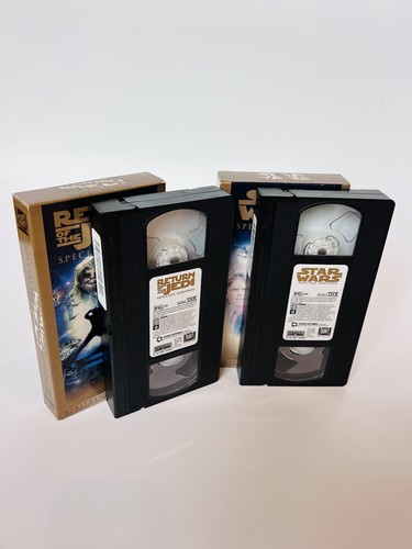 STAR WARS AND RETURN OF THE JEDI VHS TAPE SPECIAL EDITION SET OF 2 DARTH VADER - 第 4/4 張圖片