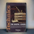 Technics Vintage Audiophile Hi-Fi Speakers Metal Poster -20x30cm Tin Sign