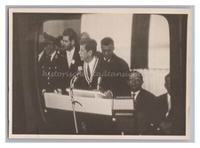 Fernseher - Kennedy in Berlin 1963 - Altes Foto 1960er