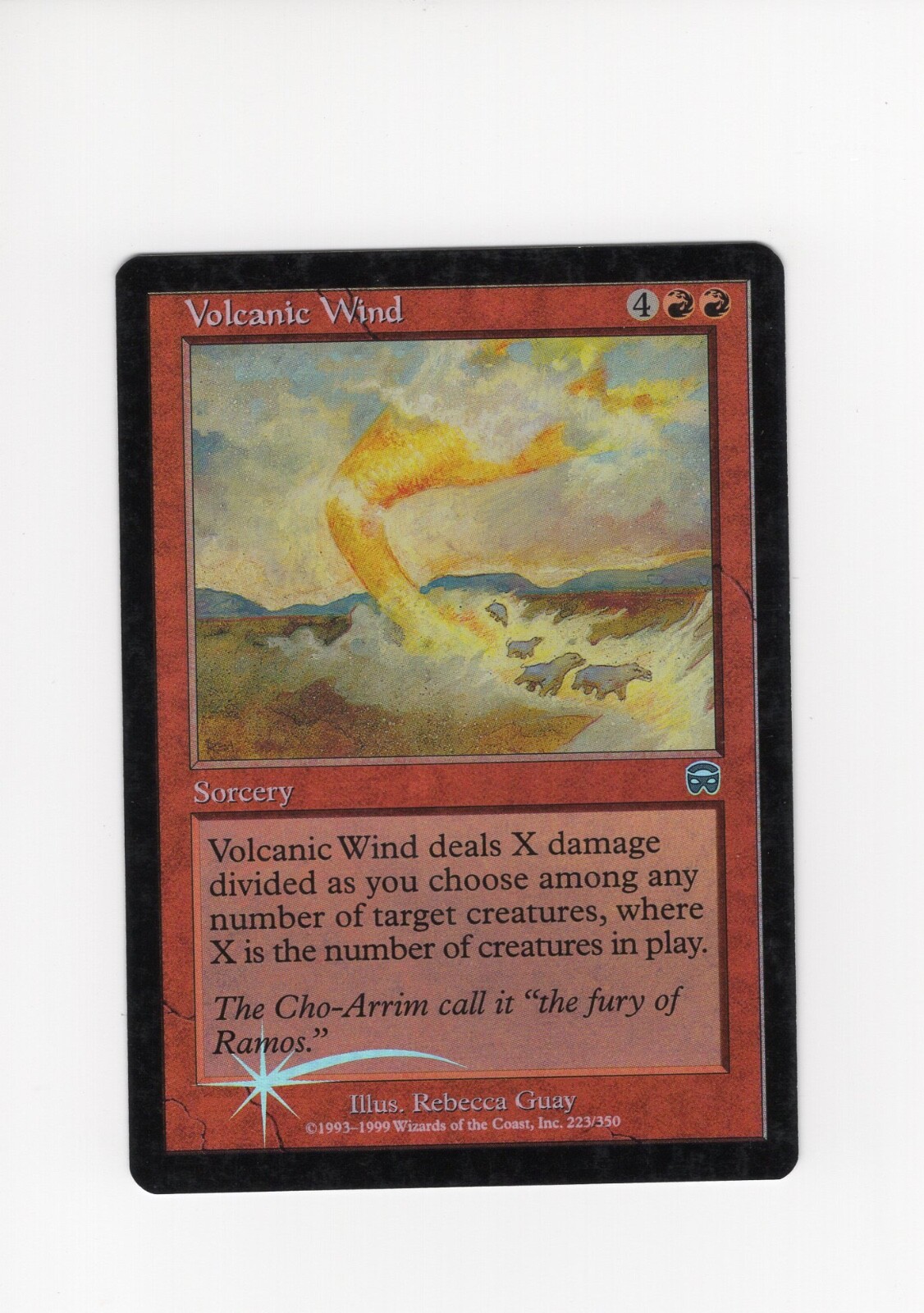 Volcanic Wind Mercadian Masques FOIL LP clouding MTG Magic the Gathering