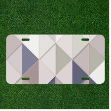 Custom Personalized License Plate Auto Tag With Stunning Creative Design Art