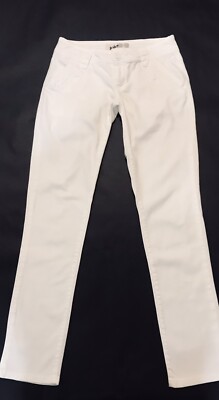 Jolt Women s White Stretch Chino Straight Leg Pants Size 1 NWOT