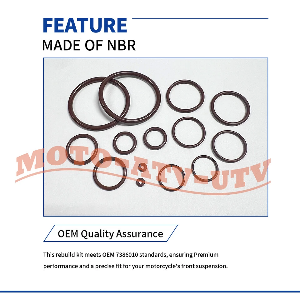 Fork Bushings Dust Oil Seals Rebuild Kit For Honda CR125R 1997-2007, CR250R 1996 - Image 3 of 4