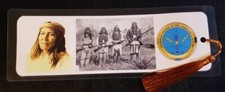 Native American Chief Bookmark - Hand Made - Choose Chief - 5 ml - 8