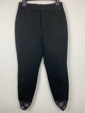 Vintage Roffe size 14 Women  s Black Stirrup Winter Snow Ski Pants