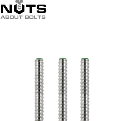NUTS ABOUT BOLTS M4 M6 M8 M10 M12 M16 M18 M20 22 M24 THREADED BAR A2 STAINLESS STEEL ROD STUDDING