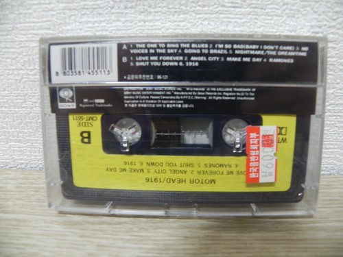 Motorhead - 1916 1996 KOREA Cassette Tape + Hype Sticker / SEALED NEW - Picture 3 of 3