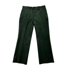Vintage 70's Jaymar Green MoD Christmas Pants BELL BOTTOM DISCO Golf Trousers