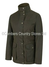 New Hoggs Of Fife Ladies Caledonia Wax Jacket - 100% Waxed Waterproof Coat