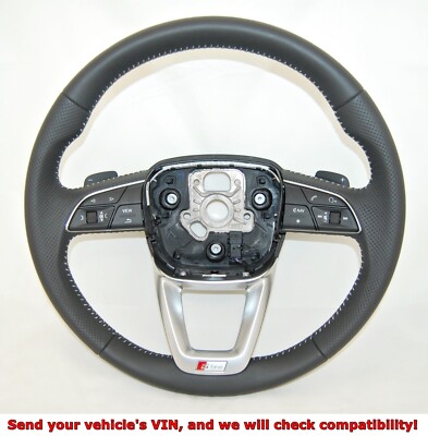 Genuine AUDI Q7 S Line Perforated Multifunction Steering Leather Wheel