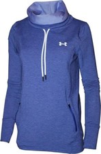 Under Armour Featherweight Fleece Funnel Neck Sweatshirt Women's S Graphite 60