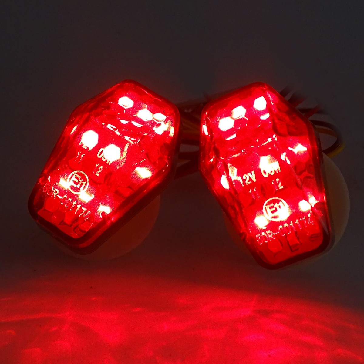 LED Flush Mount Blinker Turn Signal Light For SUZUKI GSXR 600 750
