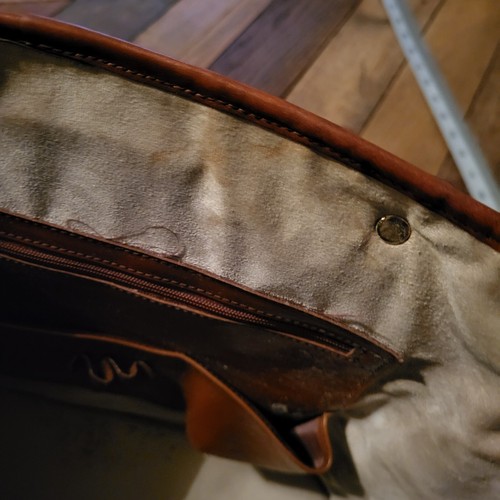 Retired Brahmin Toasted Canyon Reed Croc Embossed Leather Tote Bag - Picture 19 of 23