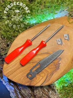 Fur Leatherman Signal Schwarz Ersatz VG10 Stahl Damast messer
