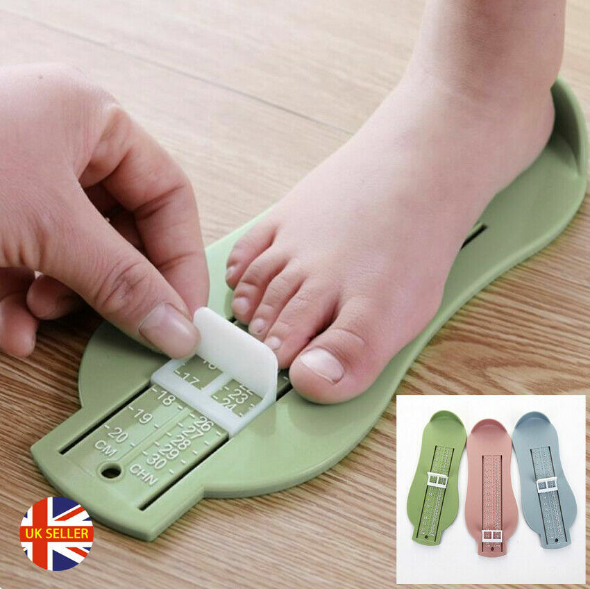 Kids Infant Toddler Baby Foot Measure Gauge Shoes Size Measuring Ruler Tool  | eBay