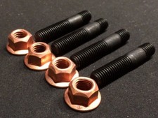 1 Stück Stehbolzen M10x52 (M10x50)  + Kupfermutter M10 mit Bund SW15