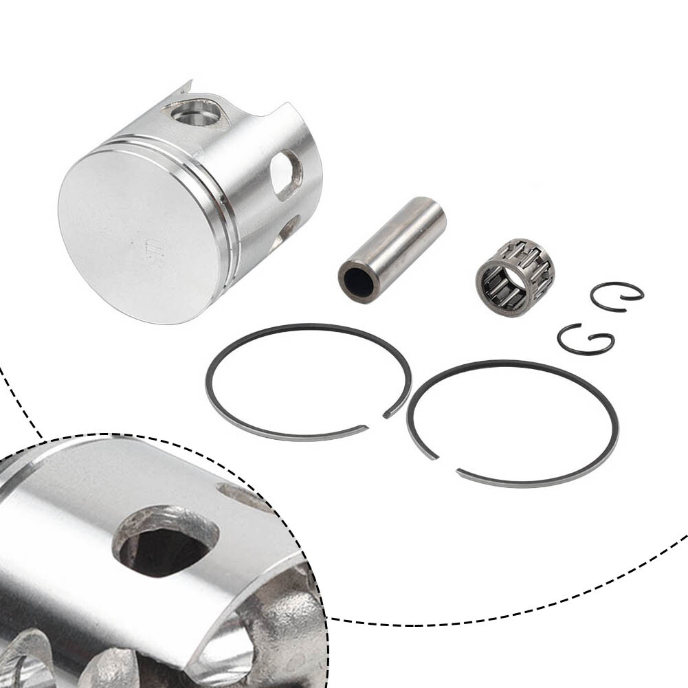 47mm Piston Kit with 10mm Pin for 80cc Jog Moped Scooter Motor
