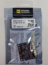 Matek Mini Power Hub Power Distribution Board 5V & 12V BEC FPV Drone