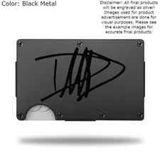 Custom DAVE GROHL AUTOGRAPH Laser Engraved Wallet - Pick A Wallet Color