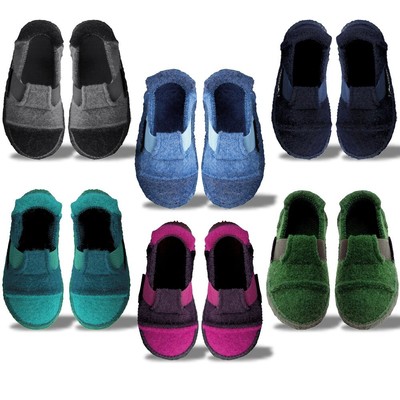 NANGA BERG Hausschuh Slipperform in 6 Farben Gr. 25-46