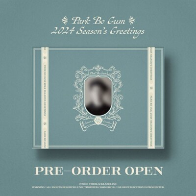 PARK BOGUM - 2024 SEASON S GREETINGS Calendar Diary Photo Book Card Korean Actor
