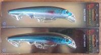 2 Hurricane Salty Mino 7 Silver/blue Back, Lmin7-015 Fishing Lures 2 Hurricane Salty Mino 7 Silver/blue Back, Lmin7-015 Fishing Lures
