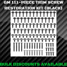 1965 Cadillac Brougham Interior Exterior Trim Molding Engine Bay Screw Kit Gm