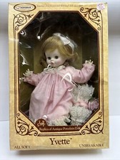 VTG CREEPY SCARY Horsman Doll Yvette Soft Replica Antique Porcelain Doll 4321