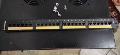 Ortronics Mascherina Uscite Ethernet 24 Porte Cat 5e / OR-SP5EU24. T568A/B