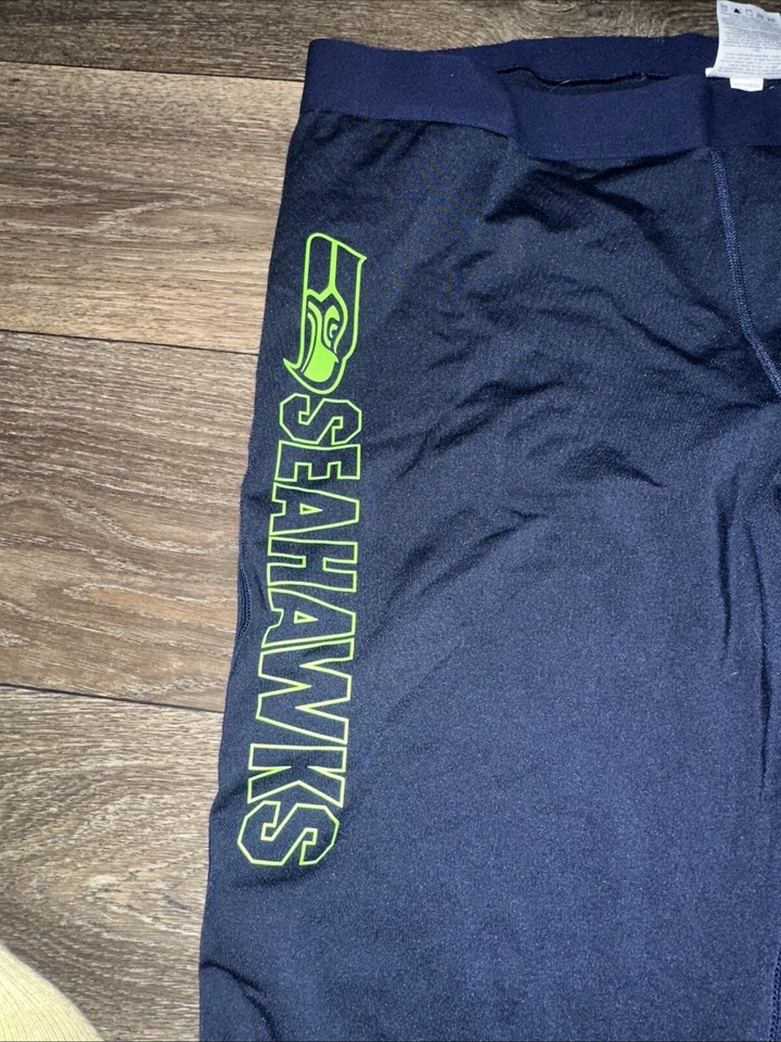 Nike Seattle Seahawks Compression Pants Women’s XXL Blue #MM - Image 2 of 4