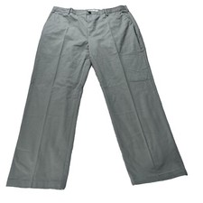 Amazon Essentials Men's Classic-Fit Flat-Front Chino Pant Khaki Brown 40*32L