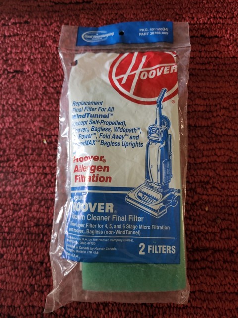 2 Final Filters for Hoover Vacuum 