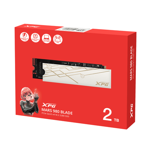 ADATA XPG MARS 980 BLADE 2TB PCIe Gen5 x4 14,000MB/s M.2 2280 SSD ((PS5 Ready)) - Afbeelding 13 van 15