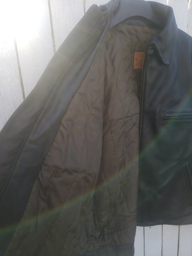 New Walter Dyer Leather Jacket Men's Size 48 EXCELLENT QUALITY! MADE IN USA - Picture 8 of 14