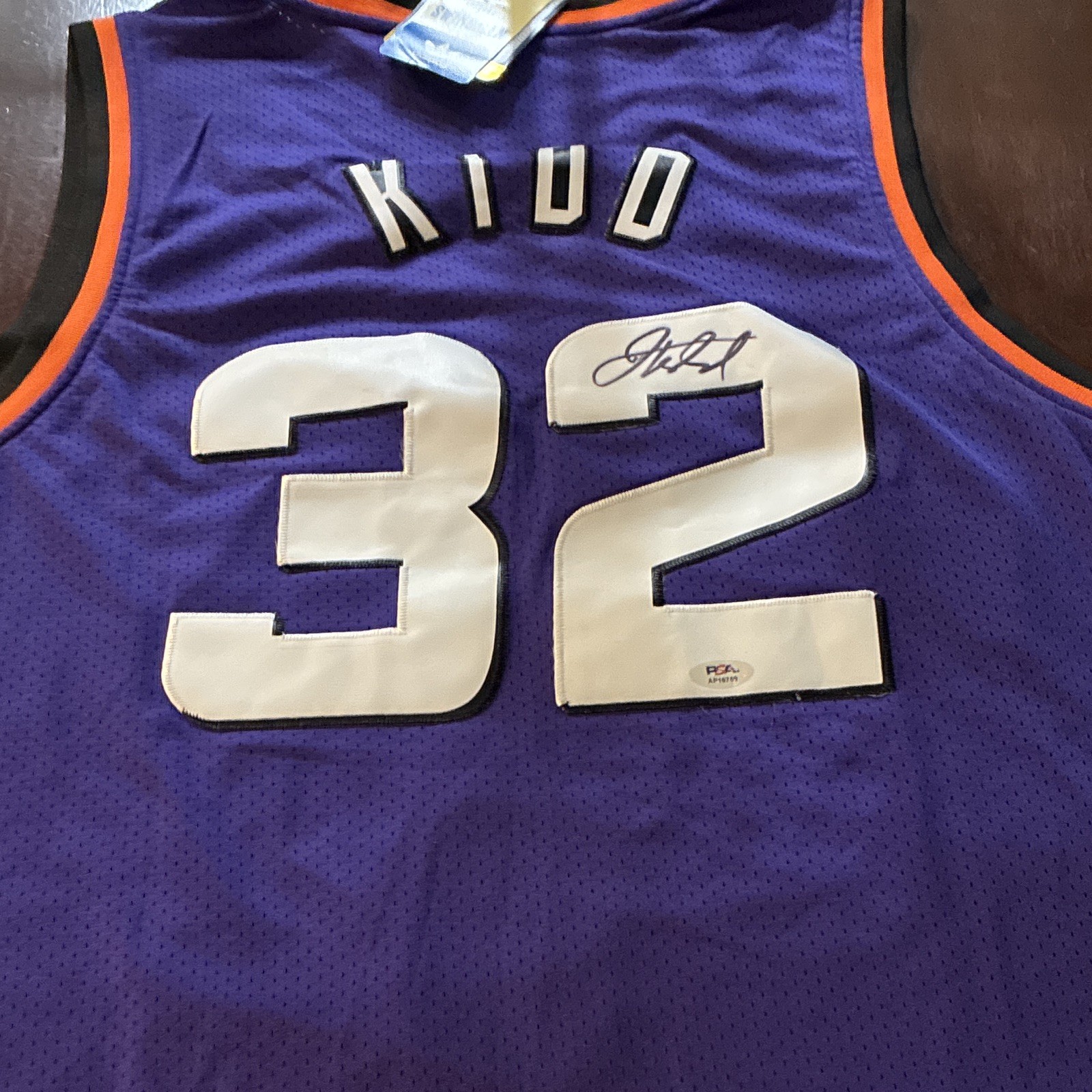 Jason Kidd Signed Phoenix Suns #32 Basketball Jersey PSA Authenticated